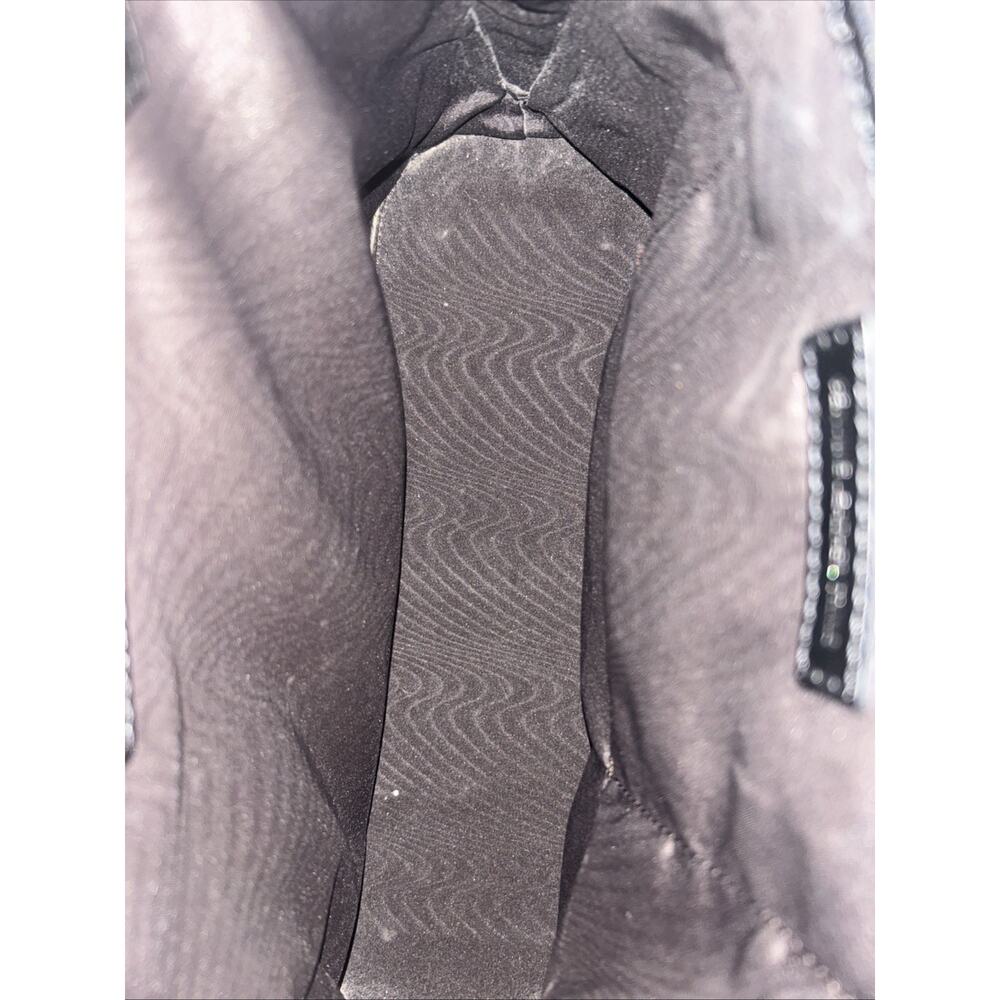 Brooks Brother Genuine Leather And Canvas Bag With Zipper And Swirling Pattern - Picture 11 of 15